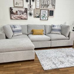 Lowell 4pc Cloud Sectional Couch | Free Delivery