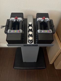 Powerblock Adjustable Dumbbells with Stand