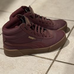 Pumas Burgundy High Tops