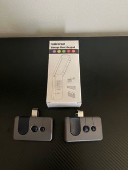 Brand New Set of 2 Remote Garage Opener and Universal Keypad