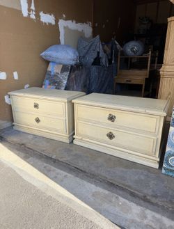 Vintage Nightstand Pair