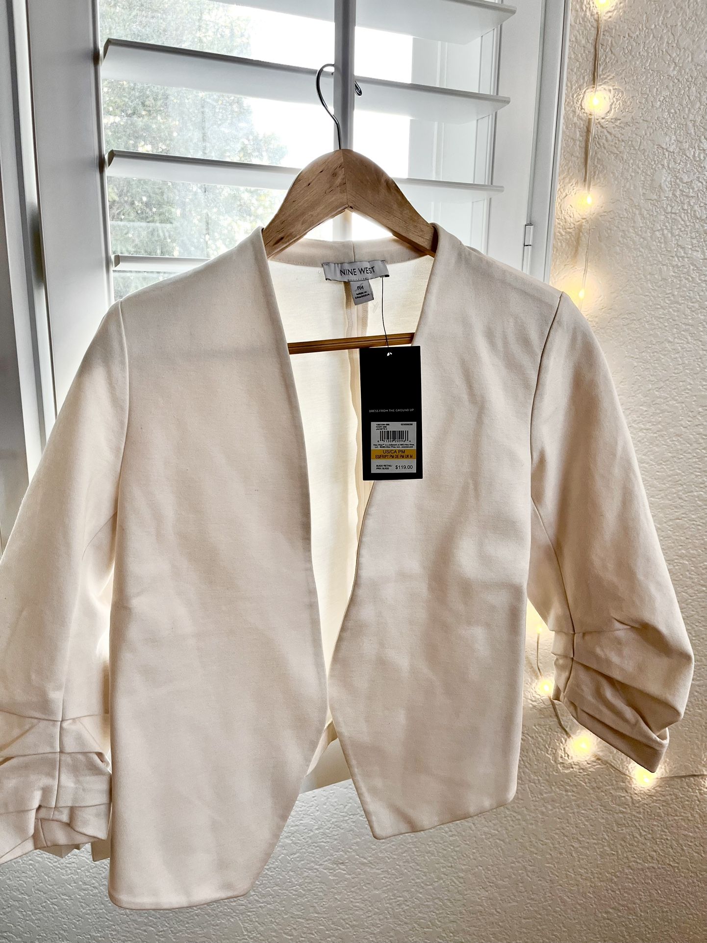 NWT Nine West Ivory Minimalist Cardigan – Effortless Elegance ✨