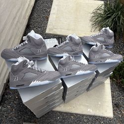 Jordan 5 Retro Wolf Grey (2026) All Sizes w/ Proof of Purchase 🧾 🐺