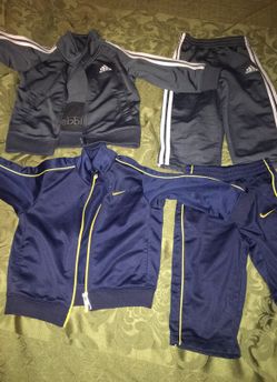 Nike and adidas pants and jacket set