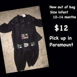 Darth Vader infants costume