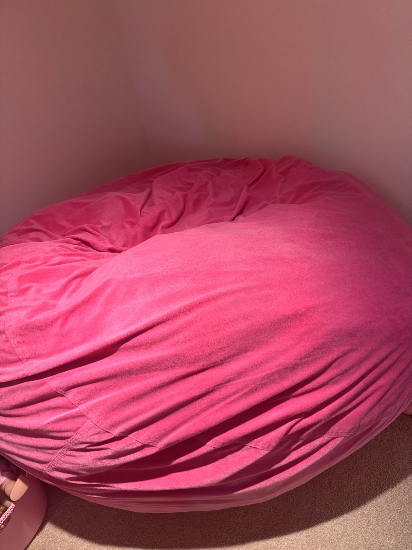 Giant Pink Bean Bag