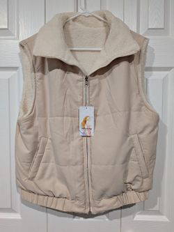 Chaleco Beige  Reversible 