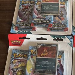 Pokemon Cards Journey Together 3 Packs