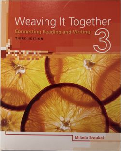 Weaving It Together 3 (3rd Edition) – Reading & Writing ESL Textbook