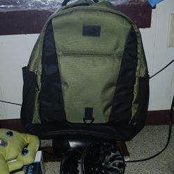Big Olive Green Puma Backpack 