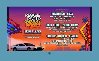 REGGAE RISE UP VEGAS 3 DAY PASSES