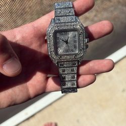 VVS Iced Out Watch (Designer Remodel) Not The Original That Cost Thousands