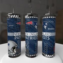 New England Patriots Football Tumbler