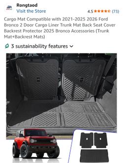 NEW 3 PIECE BRONCO CARGO LINER