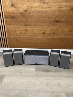 Infinity Primus P142 Bookshelf Speakers + PC250 Center Channel Tested Working