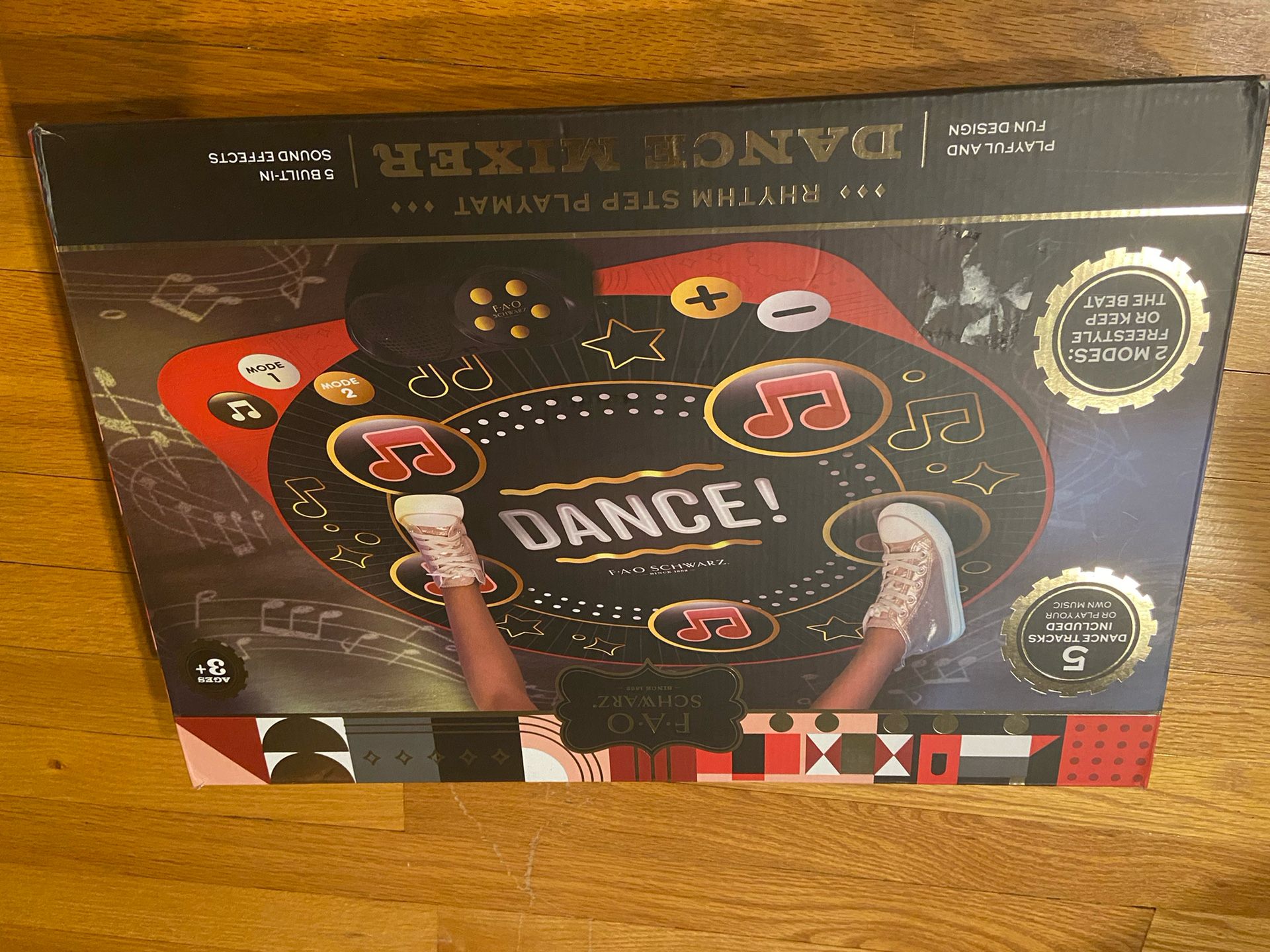 Move With The Music Play Pad. Dance Mixed Rythm Step Pad By Fao Schwarz