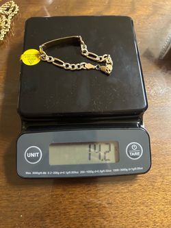 Gold-Tone ID Figaro Link Bracelet