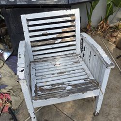 2 Wooden Chairs Need Love