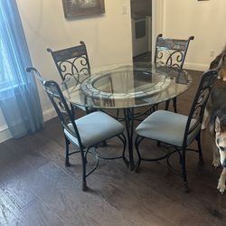 Breakfast Table And Four Chairs