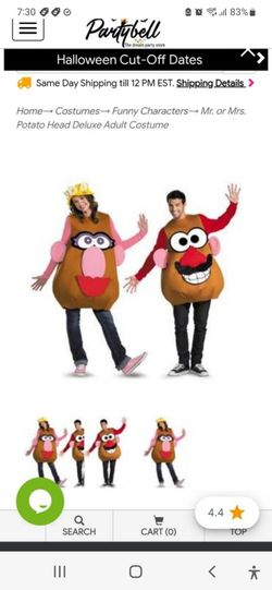 Mr. or Mrs. Potato Head  Couples halloween Costume