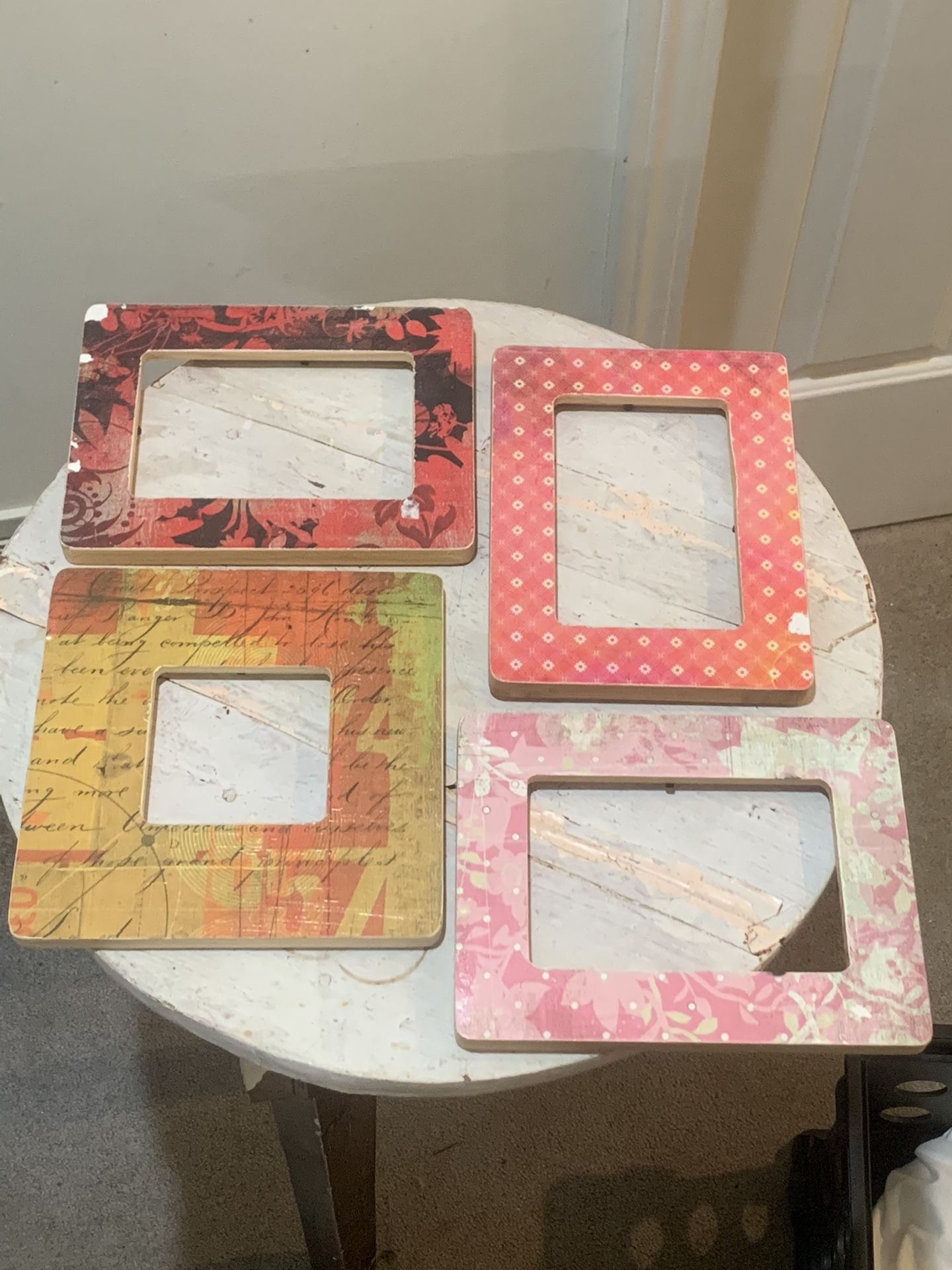 Handmade wooden picture frames