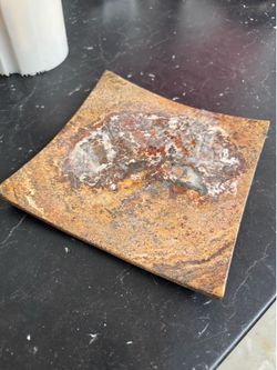 Square tray. Stone.