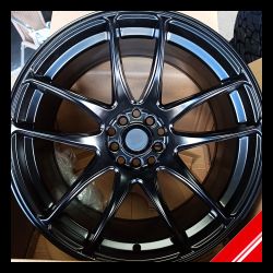 Brand New 18" SPD 018 5x114.3 Black Wheels