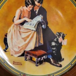 Norman Rockwell Plate "A Couple's Commitment"