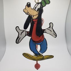 Disney Vintage Wooden Goofy Ornament 