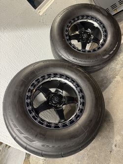 Forgestar D5 beadlock dragpack + Nitto NT555RII 315/60/17 for dodge widebody fitment 5x115 17x10 +0 