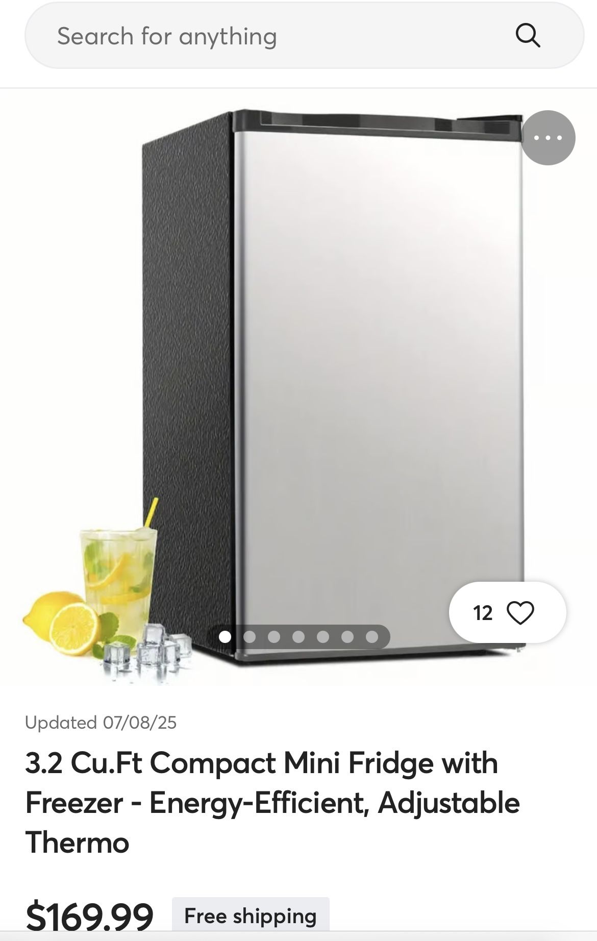 Haier Mini Fridge Stainless 