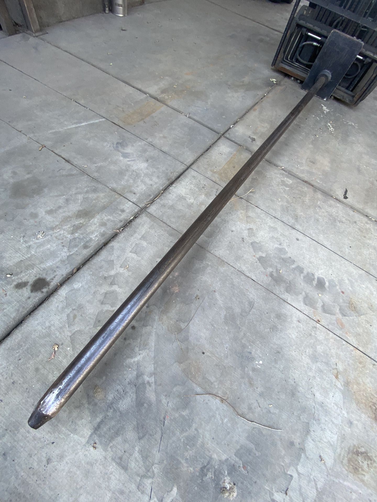 Rug Pole Forklift Attachment