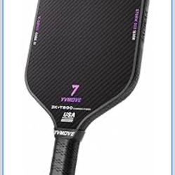 T800 Carbon Fiber Pickleball Paddle with 16mm V-Sonic IV Dynamic Core, Premium Pickle Ball Racket with Enhanced Power & Ultimate Spin, USAPA Approved,