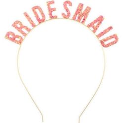 NWT Pink Bridesmaid Headband - Wedding Jewelry OS