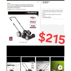 Murray 21" 2 In 1 Lawn Mower 