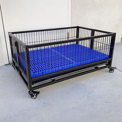 (Brand New) $100 Dog Whelping Cage 41” Kennel w/ Plastic Tray and Floor Grid 41x29x15 inches 