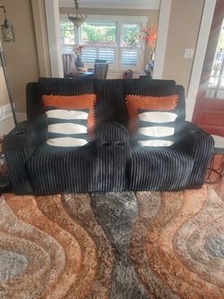 Loveseat two seat reclining
