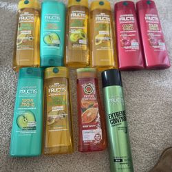 New lot Of Garnier Fructis shampoos 
