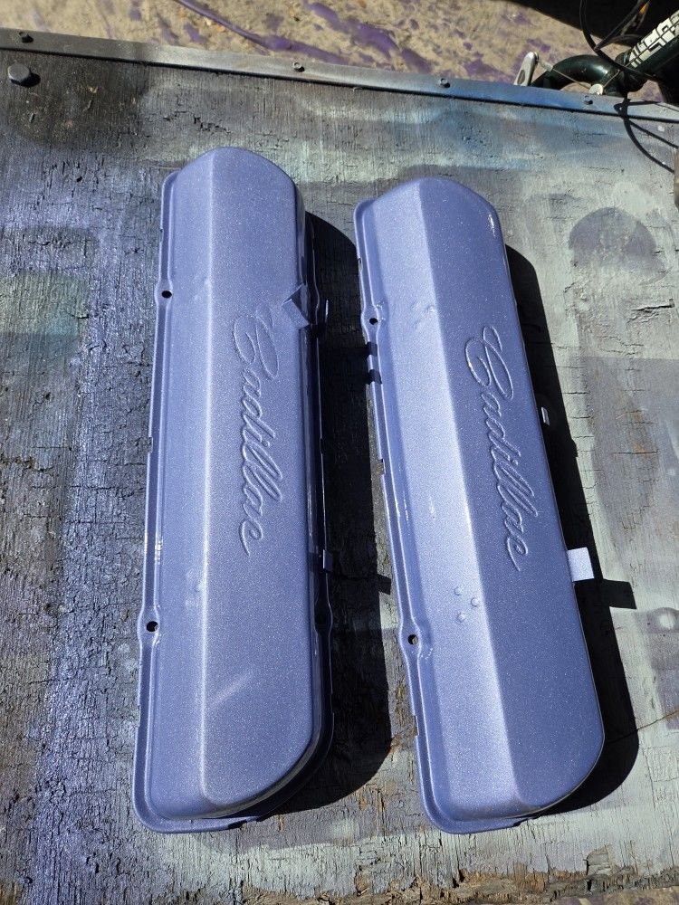 authentic 59 Caddy Valve Covers Completely