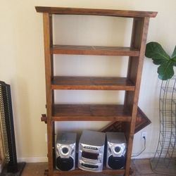 All Wood Book Shelf