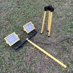 Outdoor Electric Double Work Light Tripod Model TSL1000