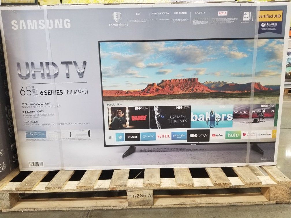 65 inches smart 4k UHD TV