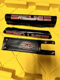 OLD SCHOOL BMX NOS REDLINE VINYL FRAME PADS