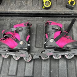K2 Marlee Youth Inline Roller Blade Skates Hot Pink and Black Size US 4-8