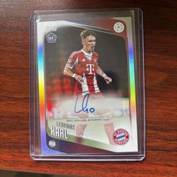 Topps 25-26 Lennart Karl Autographed Rookie Card