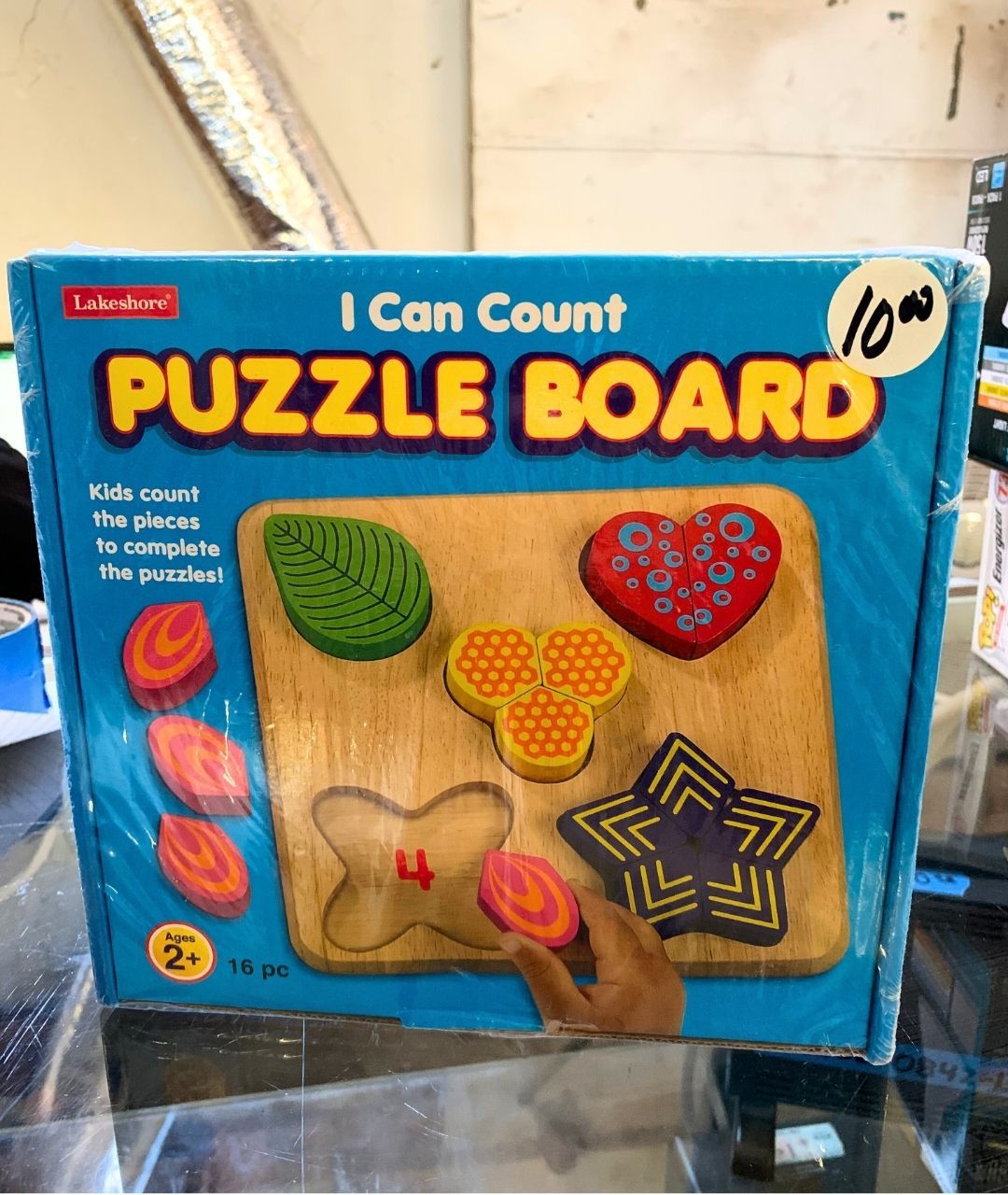 Lakeshore I Can Count Puzzle Board - New Early Math Educational Toy 