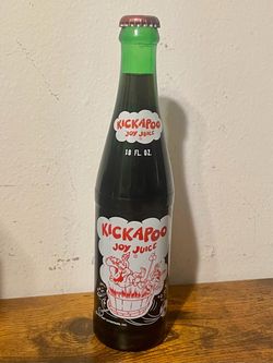 Vintage 1965 Dodgers Kickapoo Joy Juice Soda Bottle