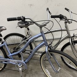 His & Her BEACH CRUISERS!!👍🚲