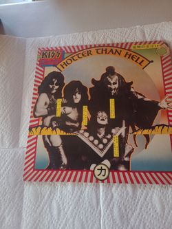 KISS HOTTER THAN HELL VINYL ALBUM