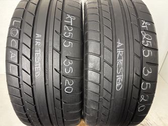 2 Tires 255 35 20 Mickey Thompson High Tread No Repairs